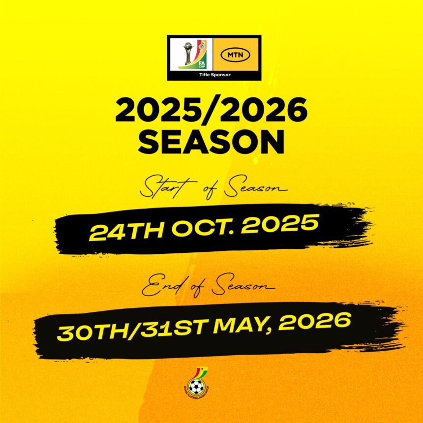 2025/26 MTN FA Cup to Kick Off on October 24
