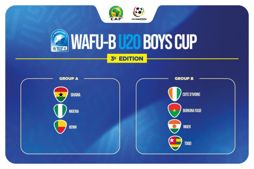 Ghana face Nigeria and Benin in WAFU B U-20 Cup of Nations
