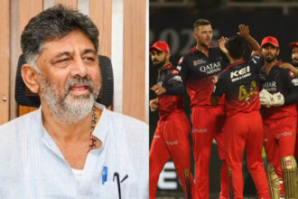 DK Shivakumar and RCB Team