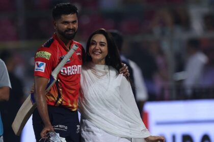 Shreyas Iyer and Preity Zinta