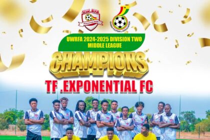 TF Exponential FC Crowned UWRFA Division Two Champions, Earn Historic Promotion to Division One League
