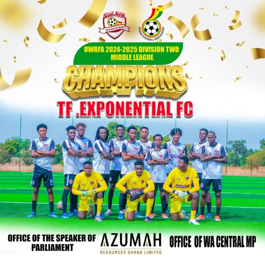 TF Exponential FC Crowned UWRFA Division Two Champions, Earn Historic Promotion to Division One League