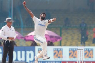 FILE: Indian pacer Jasprit Bumrah in action. (BCCI)