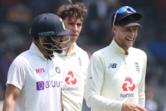 India's Virat Kohli with England's Joe Root during 2021 home series. (BCCI)