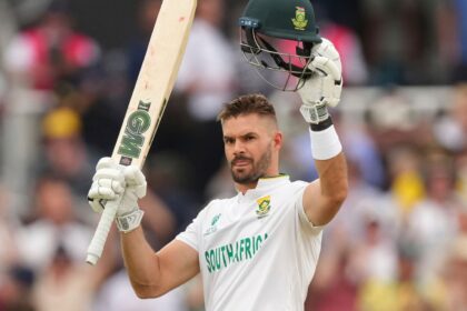 Aiden Markram scored 136 in 207 balls. (AP Photo)