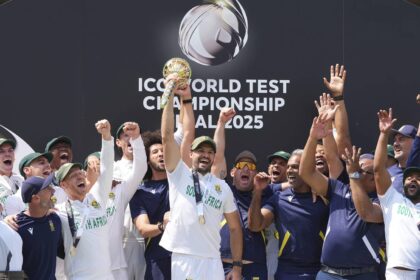 Aiden Markram said the only way to the "choker" monkey off their backs was to yank it off and throw it away, by calmly setting up the chase that he did with a century. (AP Photo)