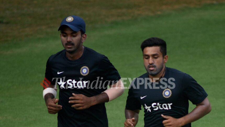 The last of Karun Nair's six Test appearances came in March 2017. (Express Photo by Kevin D'Souza/File)