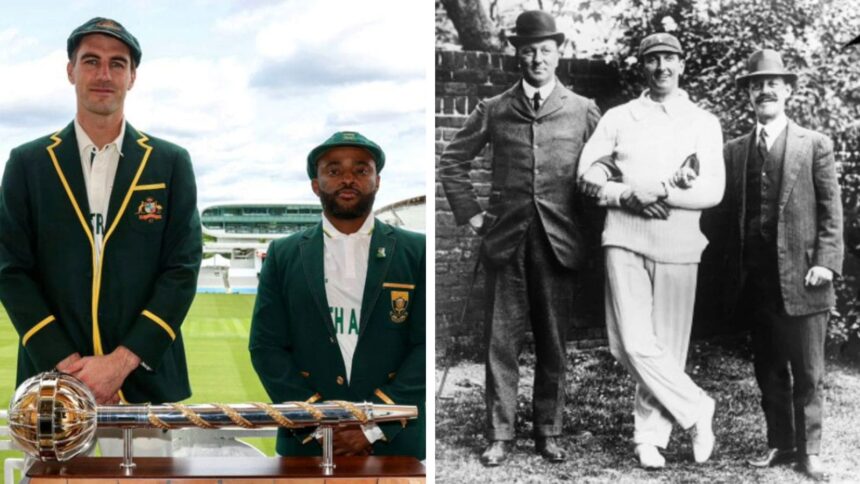 The WTC final will reunite Australia and South Africa at Lord's, 113 years after their Test meeting at the venue during the 1912 Triangular tournament. (ICC Media Zone/The Cricketer International)