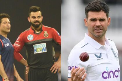 James Anderson was involved in a number of verbal exchanges with Virat Kohli in Test matches but he said he avoided doing the same against Sachin Tendulkar. (Express Archive/Reuters)