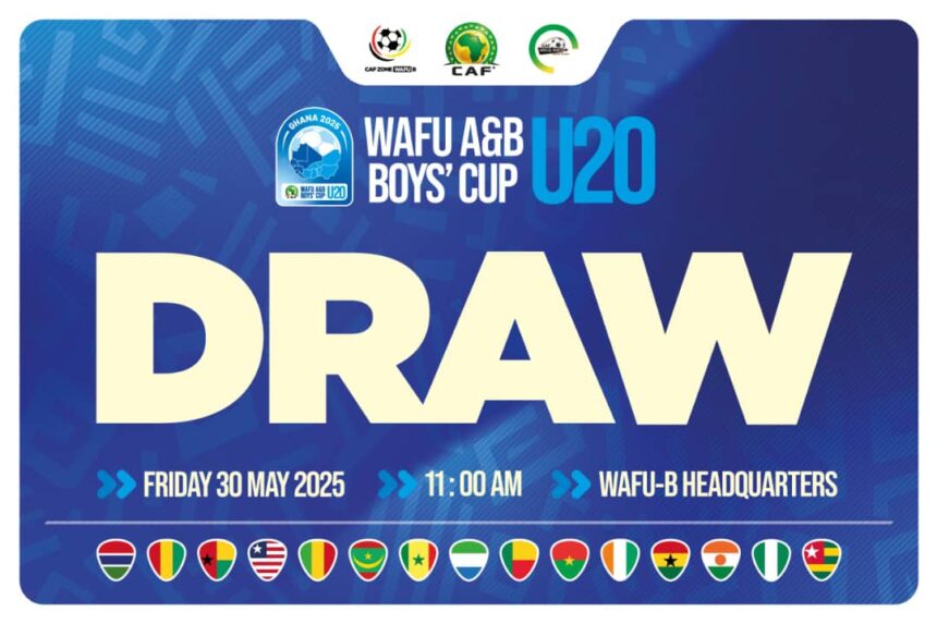 Draw for Inaugural WAFU A&B U-20 Cup Ghana 2025 Takes Place in Abidjan