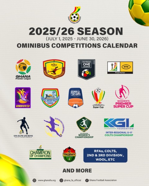 Executive Council Approves 2025/26 GFA Competitions Calendar
