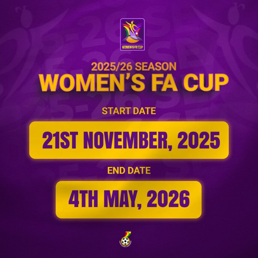 2025/26 Women’s FA Cup kicks start on November 21