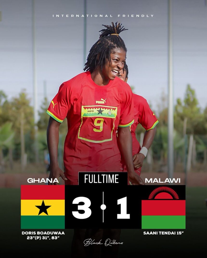 Black Queens kick start Pre-WAFCON friendlies with victory over Malawi