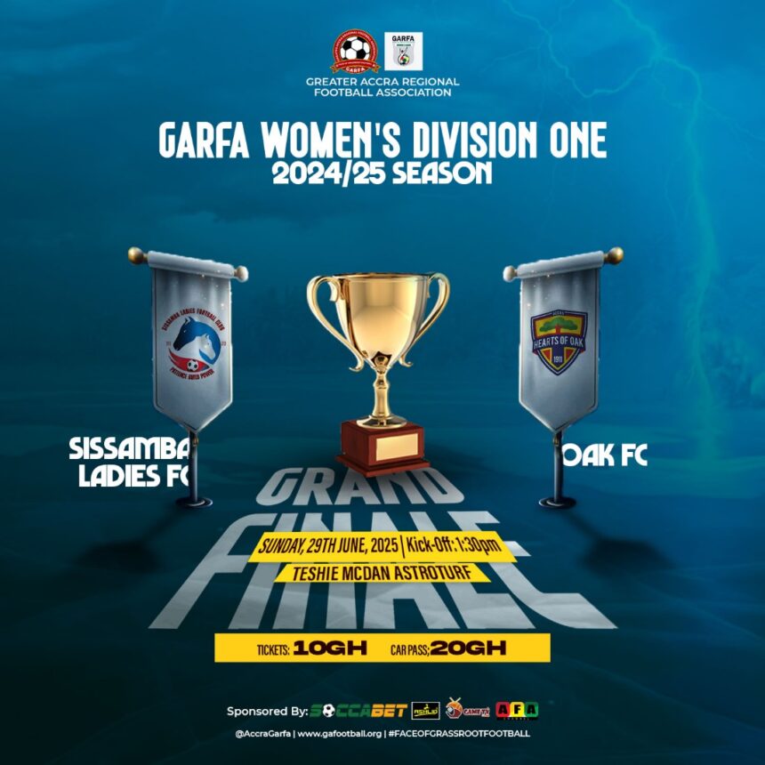 WOMEN'S FOOTBALL: Oak FC to Battle Sissamba Ladies for GA RFA Women’s Division One Supremacy