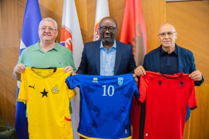 President Simeon-Okraku Engages Albania and Kosovo Counterparts on Strategic Football Partnerships