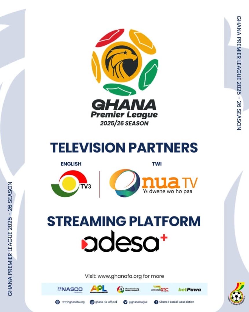 TV3 and Onua TV named Official Broadcast Partners for 2025/26 Premier League