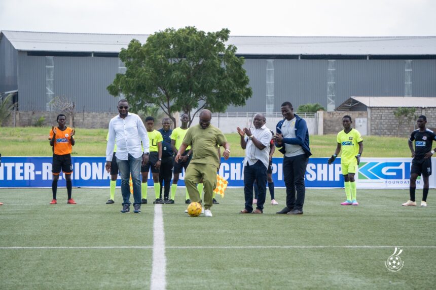 KGL U17 Colts 2025: President Simeon-Okraku kicks off Inter-Regional Championship