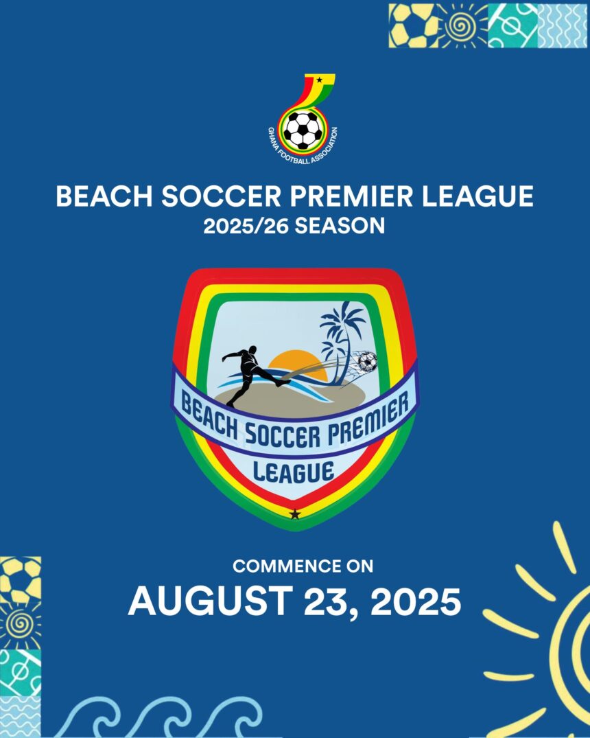 2025/26 Beach Soccer Premier League Set to Kick Off on August 23