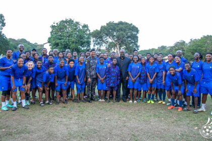 President Kurt E.S Okraku visits Police Ladies ahead of CAF Women’s Champions League Qualifiers