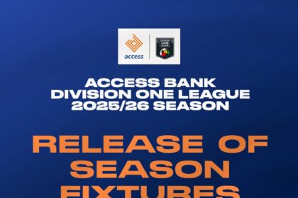 2025/26 Access Bank Division One League fixtures to be released on Wednesday August 20