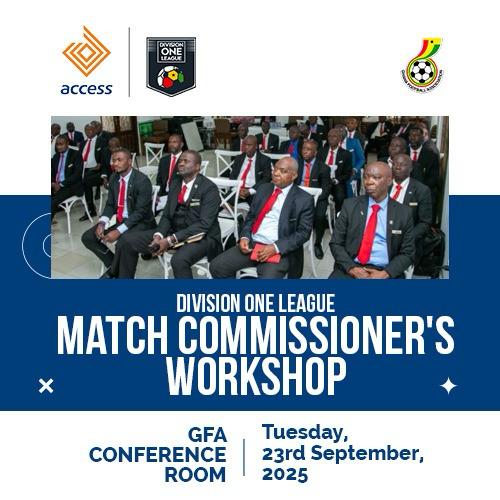 GFA to hold One-Day Workshop for Access Bank DOL Match Commissioners on Tuesday Sept 23