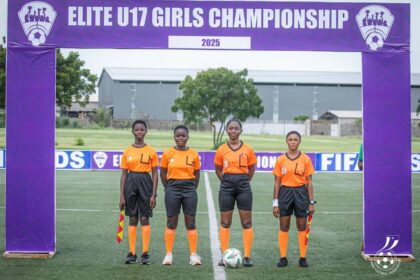 FIFA League Development: Catch Them Young Female Referees officiate Elite U-17 Girls Championship 