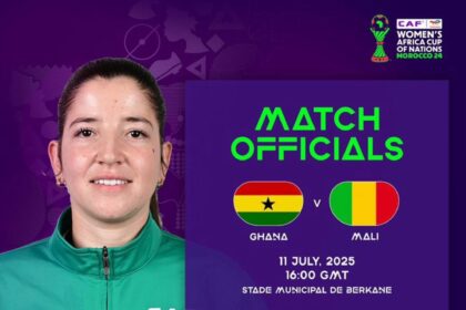 Match Officials announced for TotalEnergies WAFCON clash between Ghana and Mali
