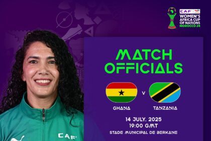 Tunisia's Dorsaf Ganouati to referee Ghana vs. Tanzania clash