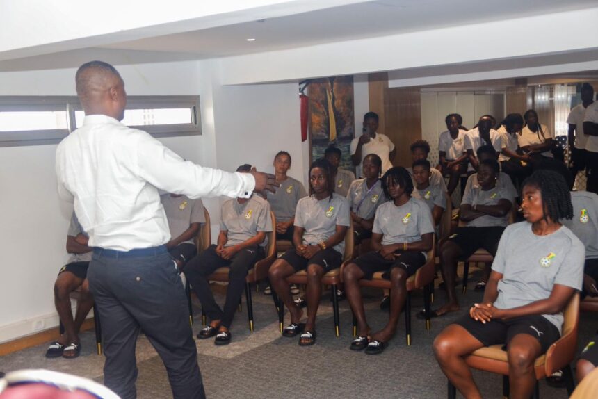 Sports and Recreation Minister Kofi Adams rallies Black Queens ahead of WAFCON semifinal