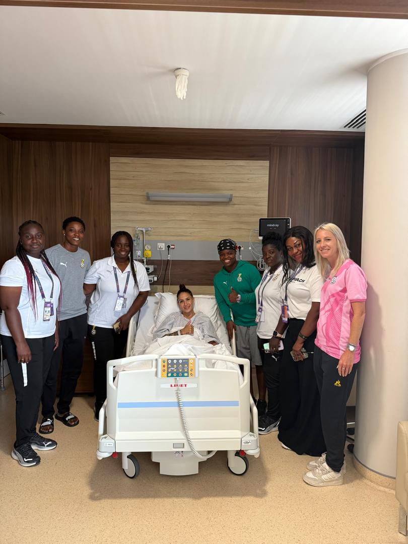 Black Queens visit South Africa’s Gabriela Salgado in hospital after WAFCON injury