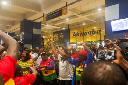 Black Queens receive hero's welcome in Accra after WAFCON Bronze triumph
