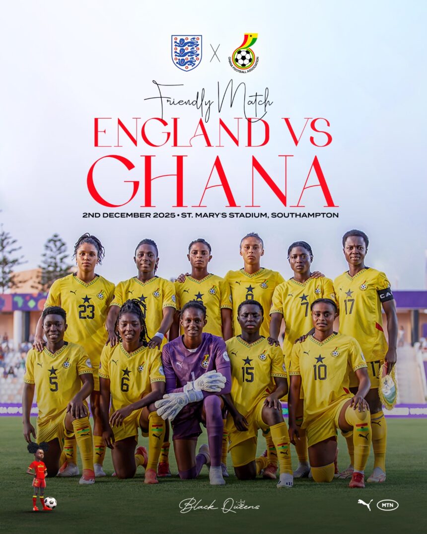 Black Queens Set to Face England Lionesses in International Friendly