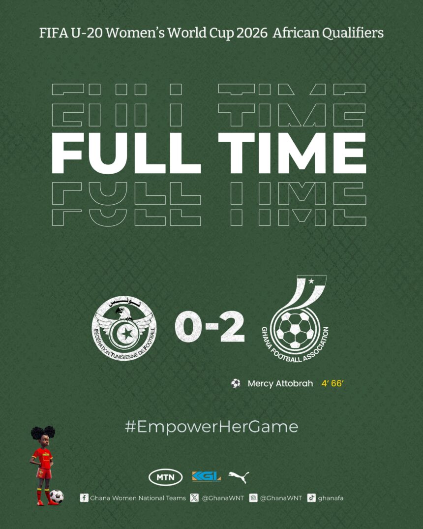 Mercy Attobrah's brace gives Black Princesses winning start in FIFA U-20 Women's World Cup qualifiers