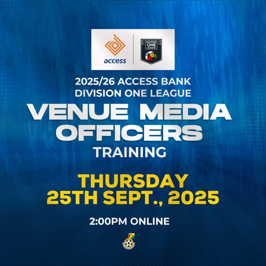 Training Workshop for Access Bank Division One League Venue Media Officers takes place on Thursday