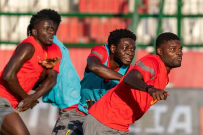 PHOTOS: Training pictures ahead of Central African Republic qualifier