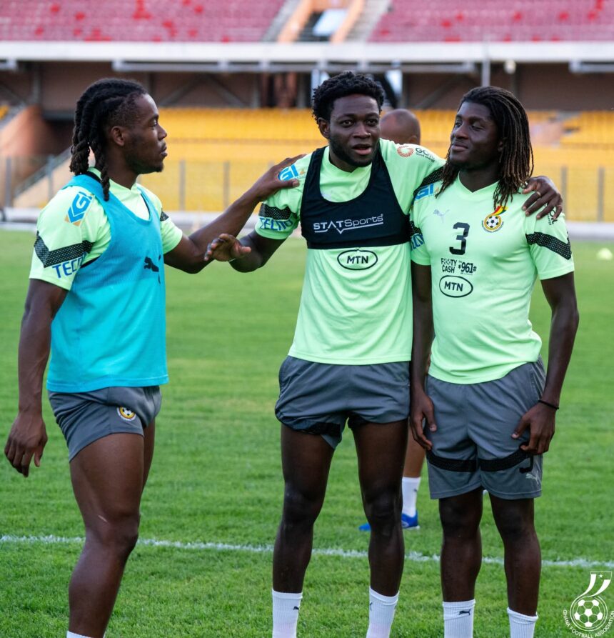Black Stars return to Accra, hold recovery training after thumping Central African Republic in Morocco