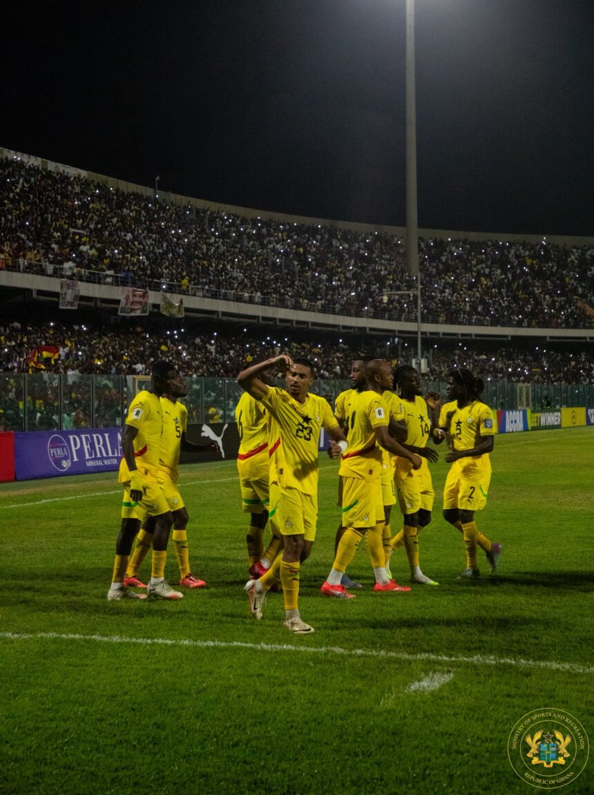 Black Stars hold strong lead in Group I of 2026 FIFA World Cup qualifiers