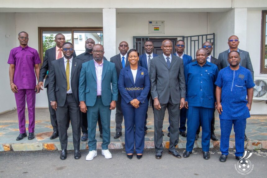 President Kurt Edwin Simeon-Okraku pays courtesy call on CID boss Lydia Donkor ahead of 2025/26 season