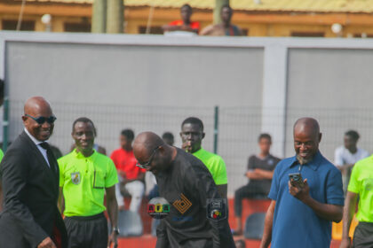 President Simeon-Okraku Kicks Off 2025/26 Division One League Season at Tuba AstroTurf