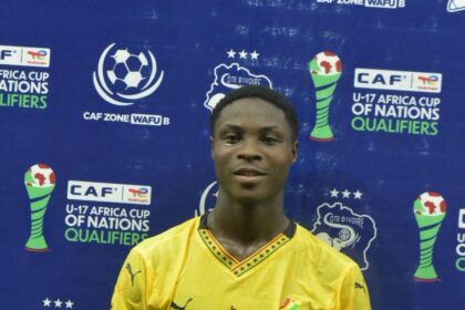 WAFU B U17 BOYS: Kingsley Fosu Senior Named Man of the Match in Ghana’s Victory Over Nigeria