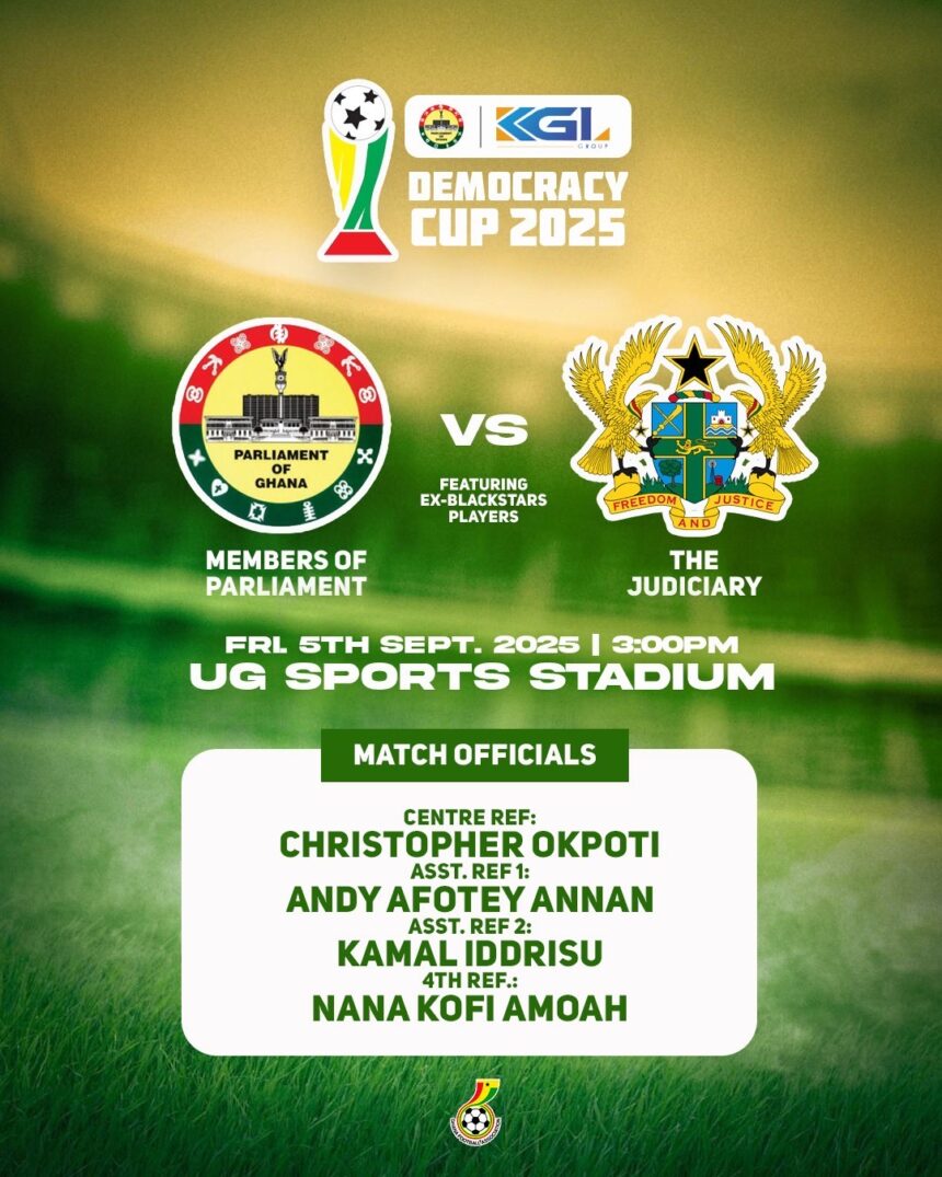 Catch Them Young Referees appointed for 2025 Democracy Cup curtain-raiser between Parliament and Judiciary