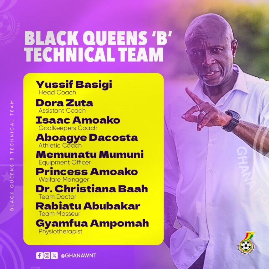 Yusif Basigi Named As Head Coach For Black Queens B