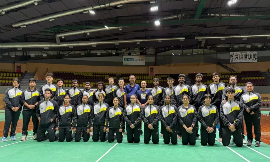 Indian team for 2025 Badminton Asia Junior Championships