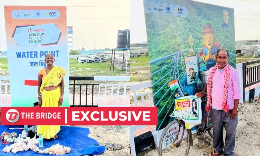 Peanut seller Samundri Devi and idli vendor Dinesh Pandit