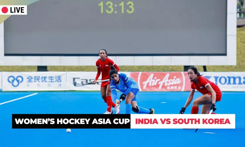 India vs Korea Live Score, Women’s Hockey Asia Cup 2025 Super 4s