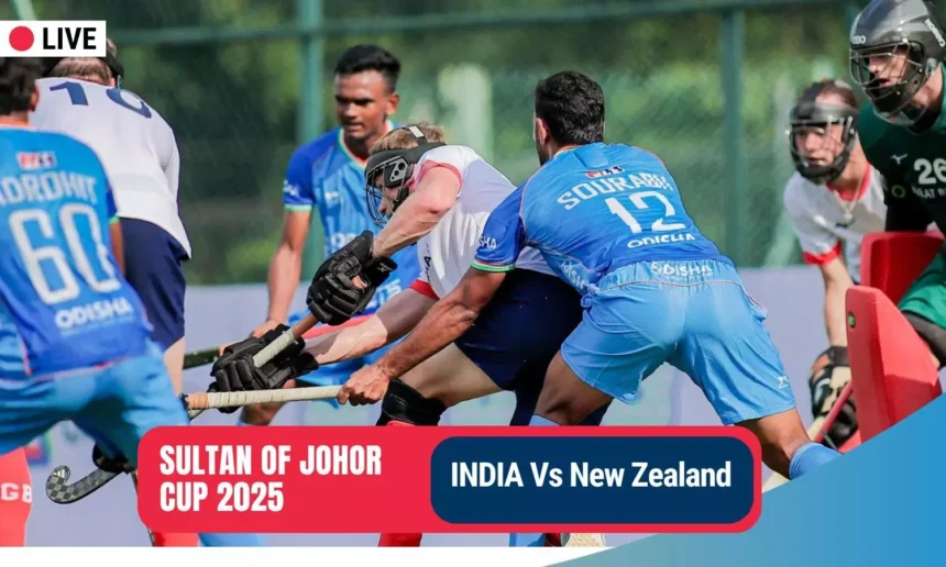 Sultan of Johor Cup 2025: India survives a late scare to defeat New Zealand- Highlights