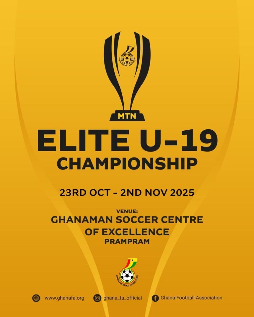 MTN Elite U19: Second Division Regional Championship set for October 23–November 2 at GSCE, Prampram