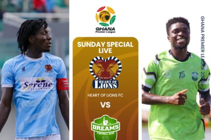 Premier League: Heart of Lions face Dreams FC in Kpando showdown on Sunday