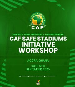 CAF Safe Stadium Workshop for GPL Security Officers and other Stakeholders open on Tuesday