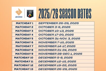 2025/26 Access Bank Division One League Season Dates Announced